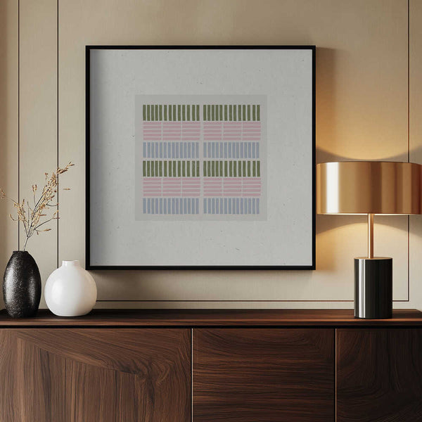 Tablou înramat „Pastel Patterns” de THE MIUUS STUDIO