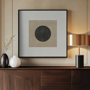 Tablou înramat „Eclipse Silence” de THE MIUUS STUDIO