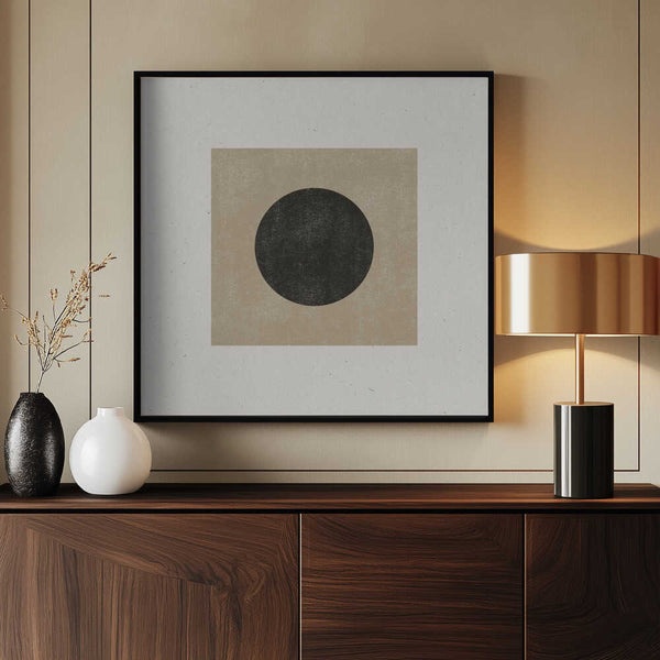 Tablou înramat „Eclipse Silence” de THE MIUUS STUDIO