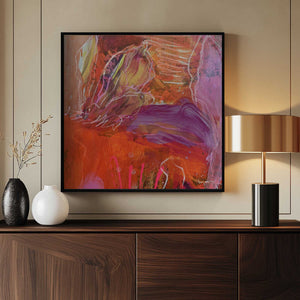 Tablou înramat „Vibrant Whirlwind” de Dorothy Fagan
