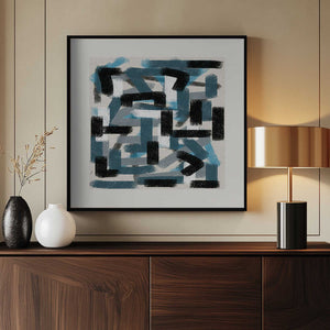 Tablou înramat „Abstract Maze” de THE MIUUS STUDIO