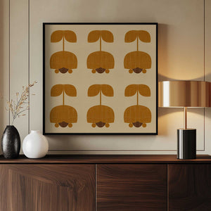 Tablou înramat „Mid-Century Tulip Style” de Dina Dankers