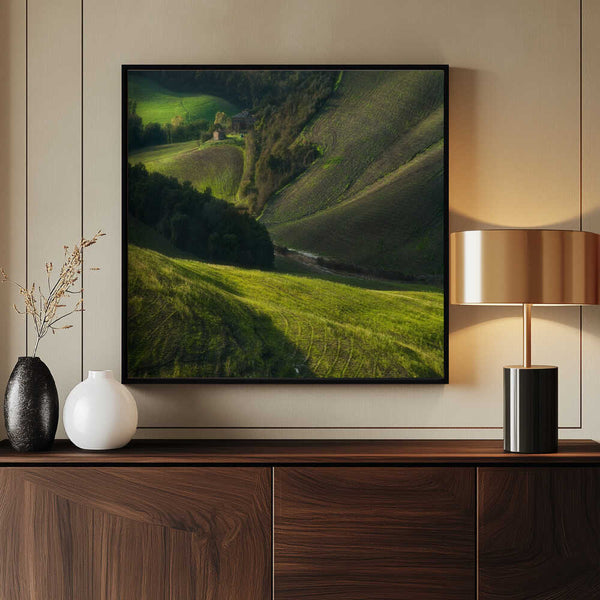 Tablou înramat „Crete Senses/Tuscany” de Jarek Pawlak