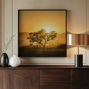 Tablou înramat „Golden Sunrise” de Piet Flour