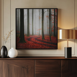 Tablou înramat „Autumnal Tracks” de Carsten Meyerdierks
