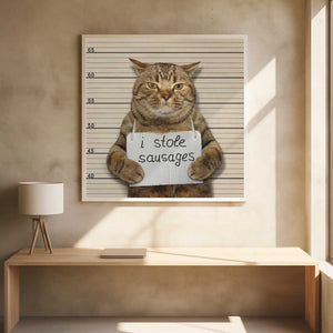 Tablou înramat „Crime and Punishment....” de Iryna Kuznetsova (Iridi)