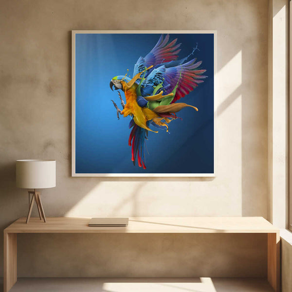 Tablou înramat „Flying Colours” de Sulaiman Almawash