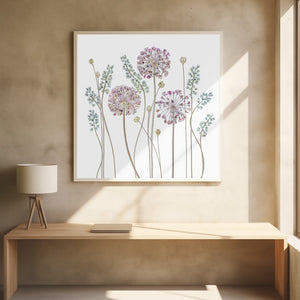Tablou înramat „Allium” de Mandy Disher