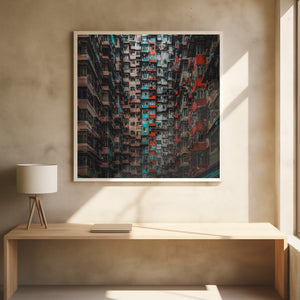 Tablou înramat „Apartments in Hong Kong” de AN POTO