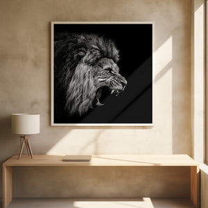 Tablou înramat „Roaring Lion #2” de Christian Meermann