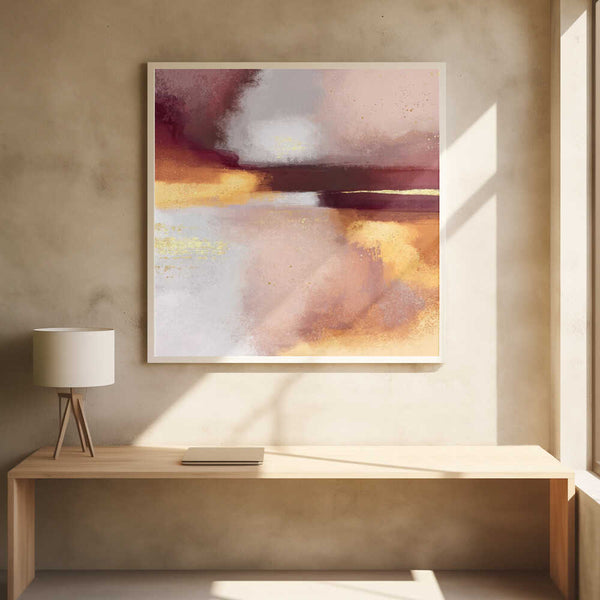 Tablou înramat „Burgundy Sunset” de Elisabeth Fredriksson