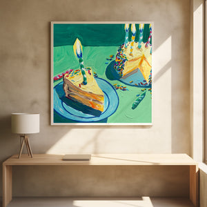 Tablou înramat „Birthday Cake” de Pauline Wegman | Key and Sea Creative