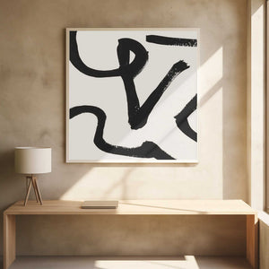 Tablou înramat „Curvy Lines” de Dan Hobday