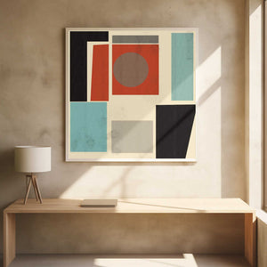 Tablou înramat „Geometric Harmony” de THE MIUUS STUDIO