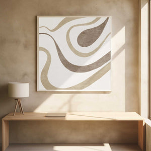 Tablou înramat „Fluid Earth Patterns” de Emel Tunaboylu
