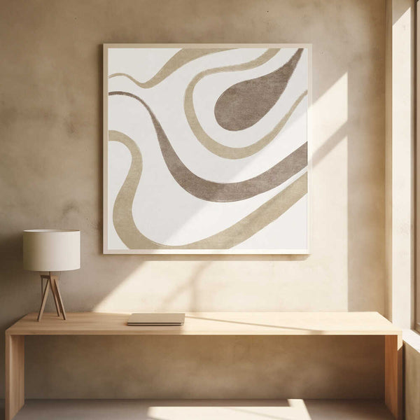 Tablou înramat „Fluid Earth Patterns” de Emel Tunaboylu