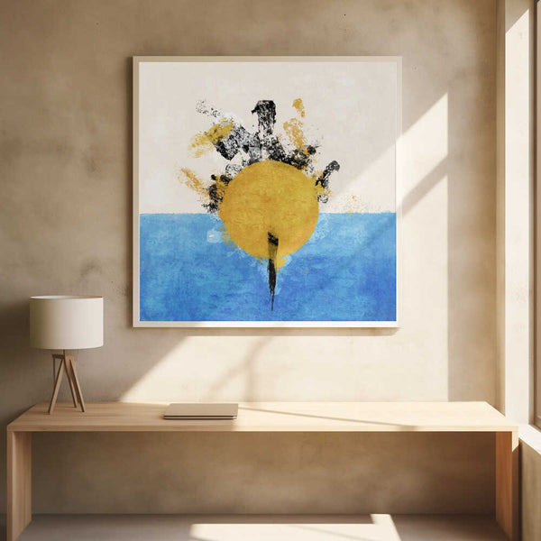 Tablou înramat „Rising Hue Burst” de Emel Tunaboylu