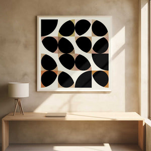 Tablou înramat „Circles Nov 19  B Unround Dots” de Ana Rut Bre