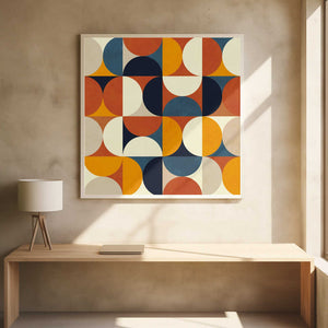Tablou înramat „Geometry New12 Rougeatre” de Ana Rut Bre