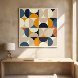 Tablou înramat „Geometry New12 Bleu Claire” de Ana Rut Bre