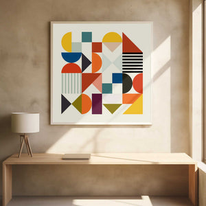 Tablou înramat „Shapes Minimal” de Ana Rut Bre