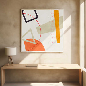 Tablou înramat „Mid Bauhaus Geometry 6” de Ana Rut Bre