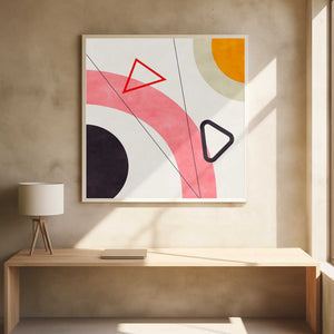 Tablou înramat „Mid Bauhaus Geometry 5” de Ana Rut Bre
