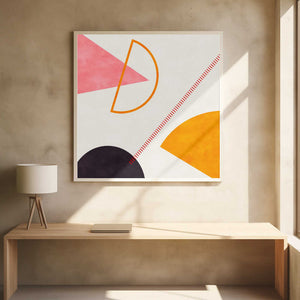 Tablou înramat „Mid Bauhaus Geometry 4” de Ana Rut Bre