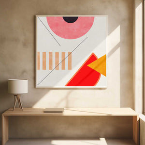 Tablou înramat „Mid Bauhaus Geometry 2” de Ana Rut Bre