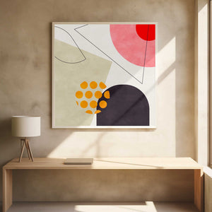 Tablou înramat „Mid Bauhaus Geometry 8 Kopie” de Ana Rut Bre