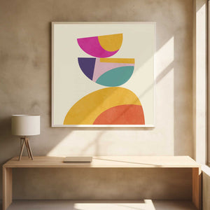 Tablou înramat „Pattern3 Mid Bunt 4” de Ana Rut Bre