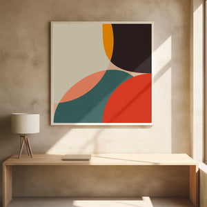 Tablou înramat „Bauhaus Modern Bold 4” de Ana Rut Bre