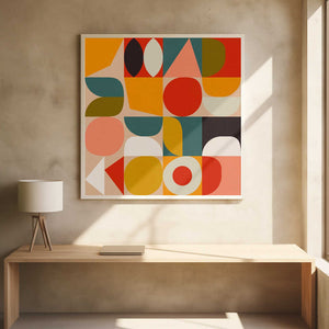 Tablou înramat „Bauhaus Modern Bold” de Ana Rut Bre
