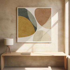 Tablou înramat „Pattern3 Mid Earth 2” de Ana Rut Bre