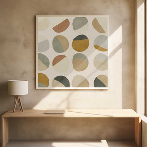 Tablou înramat „Pattern3 Mid Earth 4” de Ana Rut Bre