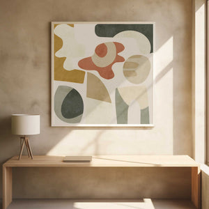 Tablou înramat „Pattern3 Mid Earth 3” de Ana Rut Bre