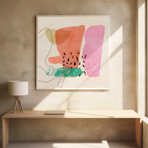 Tablou înramat „Organic Painted 13 10600px   Mai2021 Kopie” de Ana Rut Bre