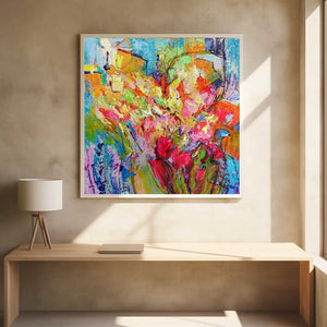 Tablou înramat „Brilliant Bloom Scape” de Dorothy Fagan