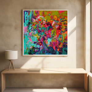Tablou înramat „Ethereal Blossom Glow” de Dorothy Fagan