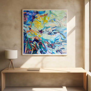 Tablou înramat „Flowing Hues” de Dorothy Fagan