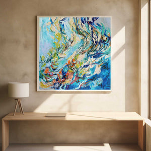 Tablou înramat „Burst of Blooming Light” de Dorothy Fagan