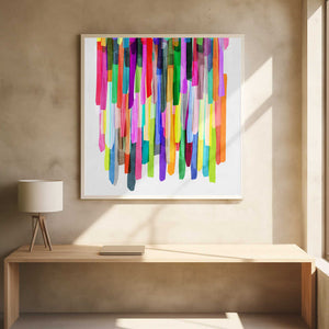 Tablou înramat „Colorful Stripes 4” de Mareike Böhmer