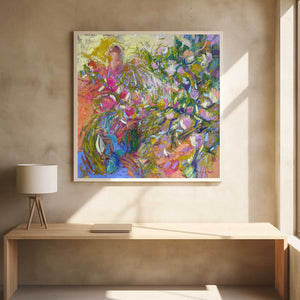 Tablou înramat „Vibrant Floral Petals” de Dorothy Fagan