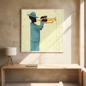 Tablou înramat „Jazz Musician” de Vision Grasp Art