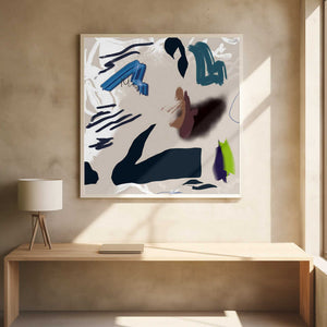 Tablou înramat „Mixed media abstract” de Little Dean