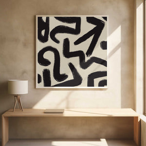 Tablou înramat „Line art abstract 05” de Little Dean