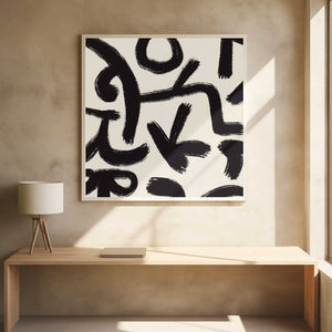 Tablou înramat „Line art abstract 06” de Little Dean