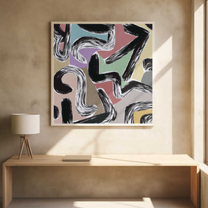 Tablou înramat „Bold Brush Strokes” de Little Dean