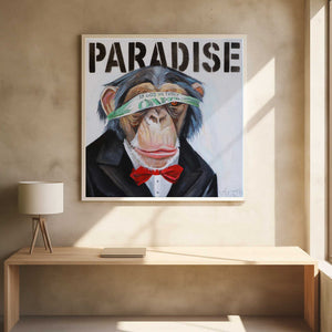 Tablou înramat „Monkey BusinessMan” de Violeta Vollmer