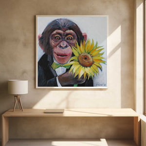 Tablou înramat „Sunflower Surprise” de Violeta Vollmer